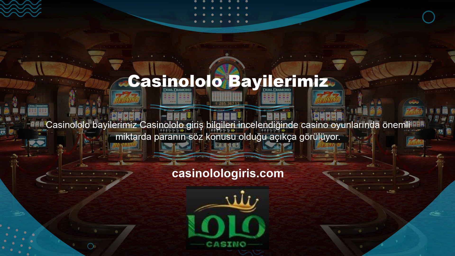 Casinololo oyun kuralları bazen beklenmedik olabiliyor ancak insanlar para çekip çekemeyeceklerini umursamıyorlar